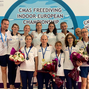 image listing championnats d’Europe d'apnée piscine 2019