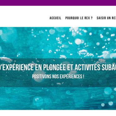 Retour d'expérience en plongée